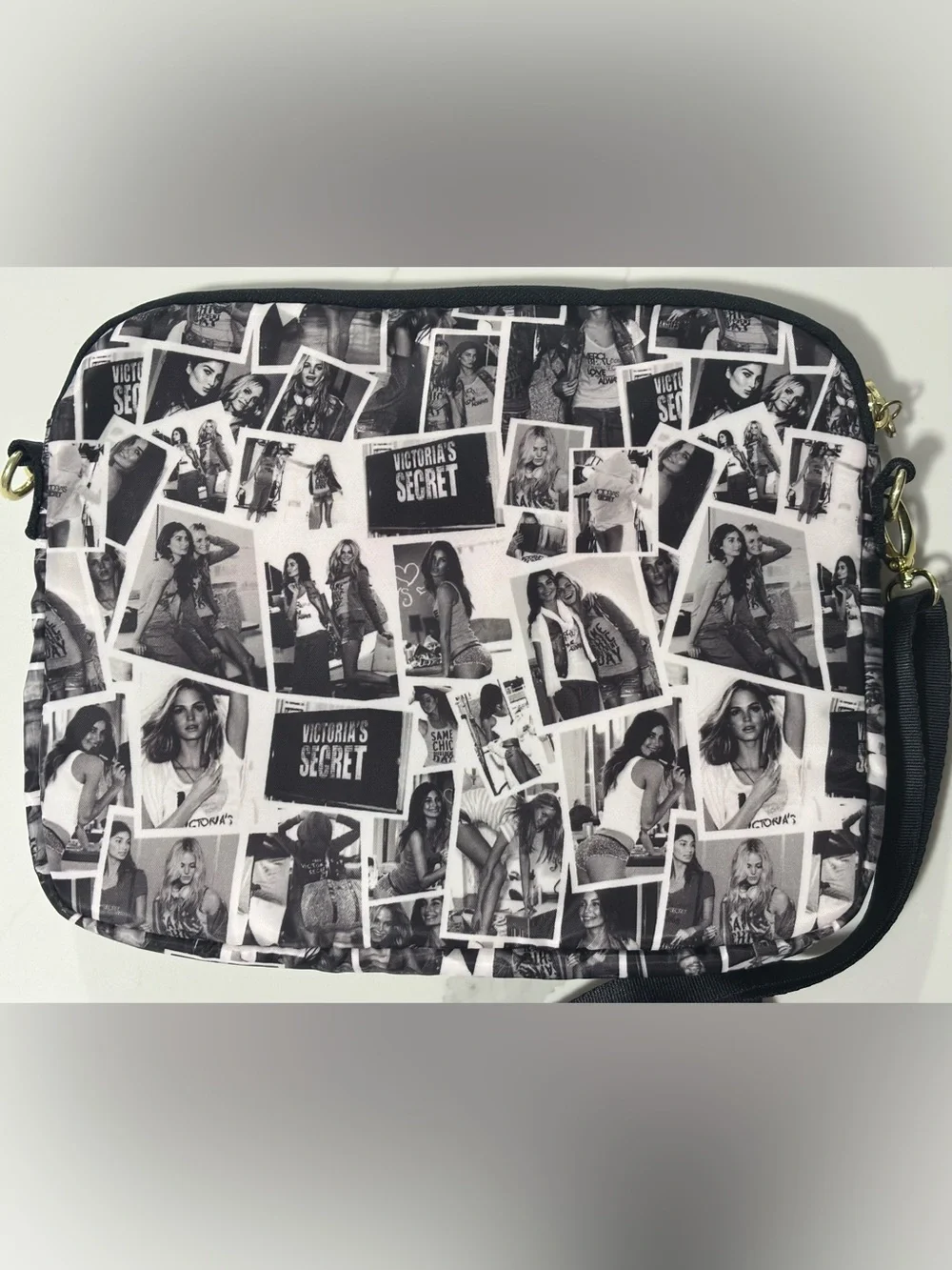 Victoria's Secret Supermodels Photo Collage Messenger Bag